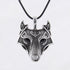 Collier Loup Égyptien (Acier)